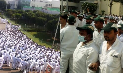 मानेसर होंडा मजदूरों ने कहा, 14 दिन खाया हमने कीड़े वाला खाना और 300 लोगों के लिए था एक ही शौचालय